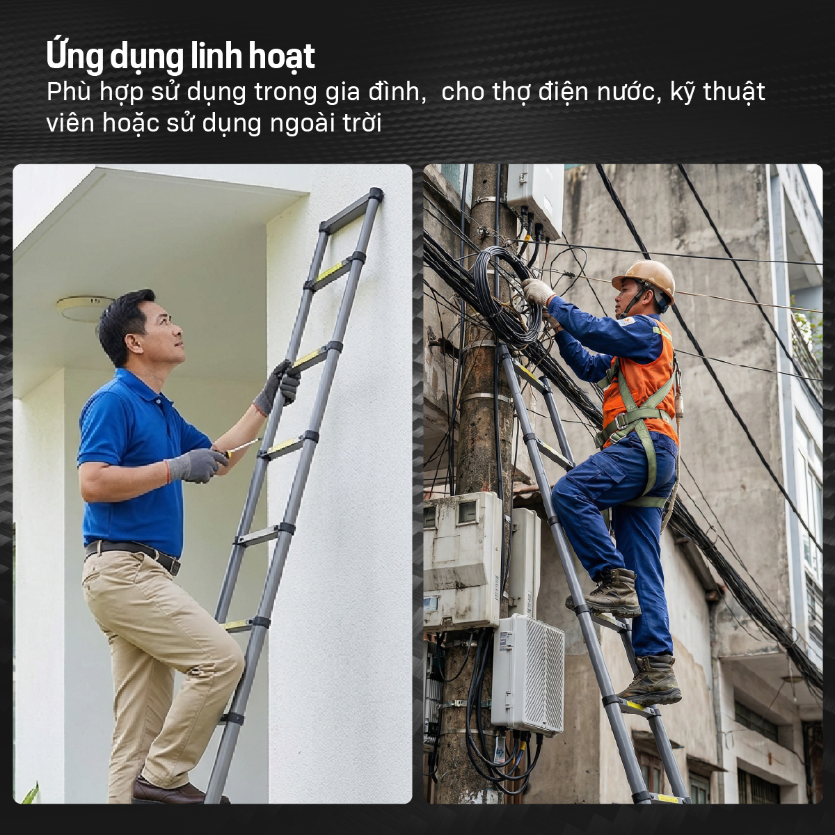 Thang rút đơn thép carbon Fujihome STL43