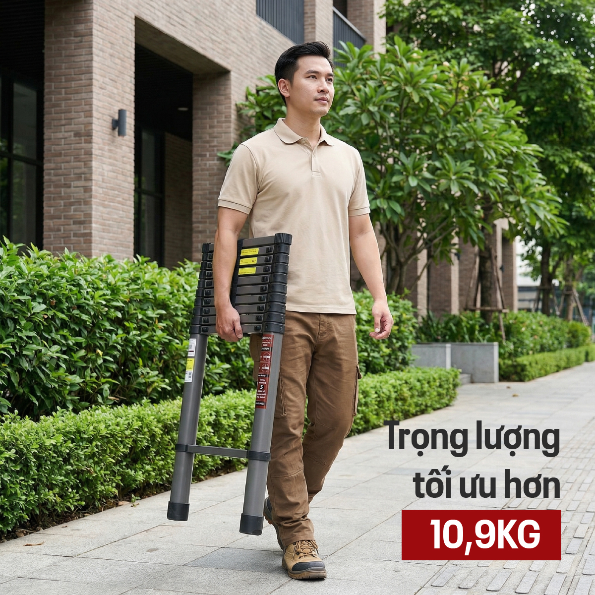 Thang rút đơn thép carbon Fujihome STL43