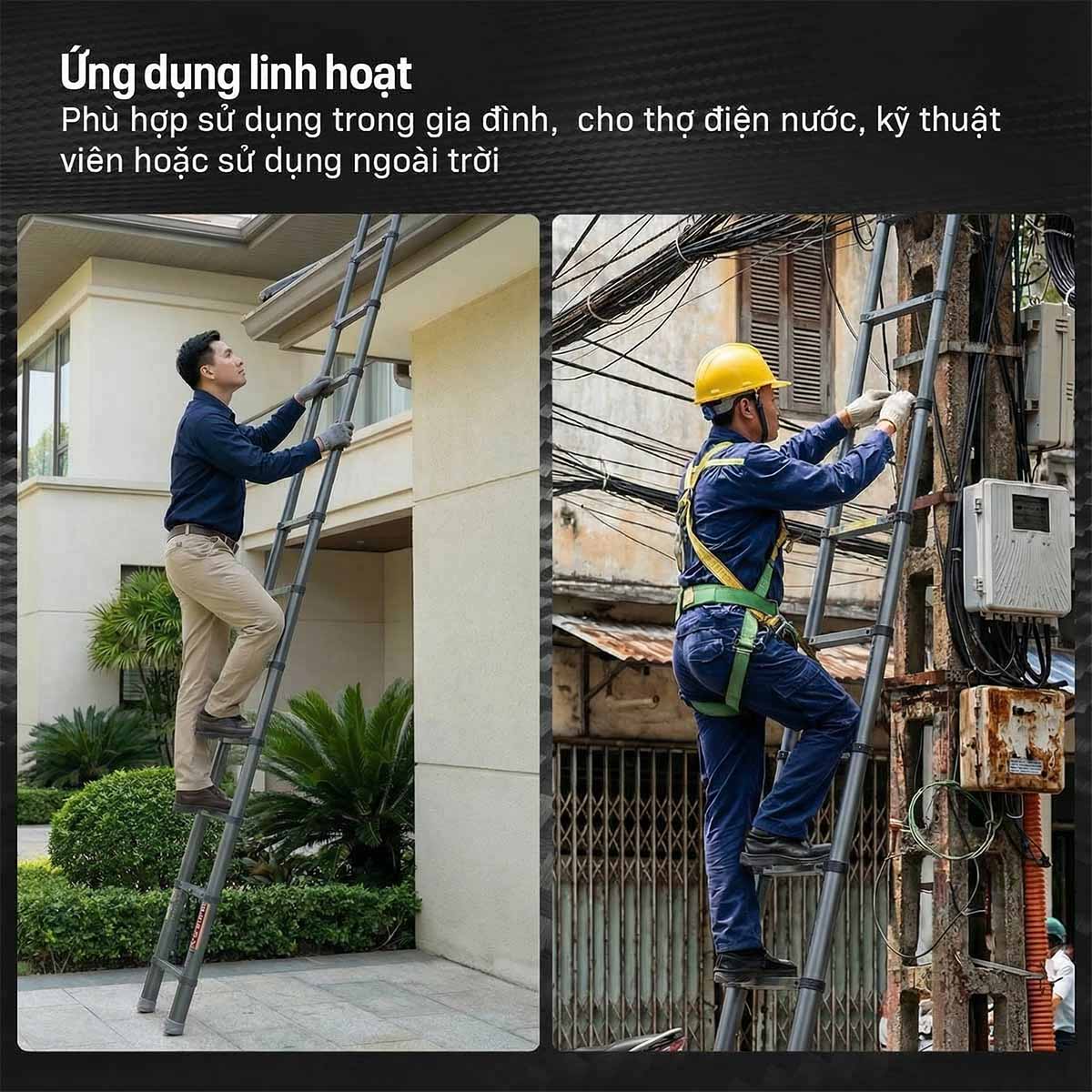 Thang rút đơn thép carbon Fujihome STL47