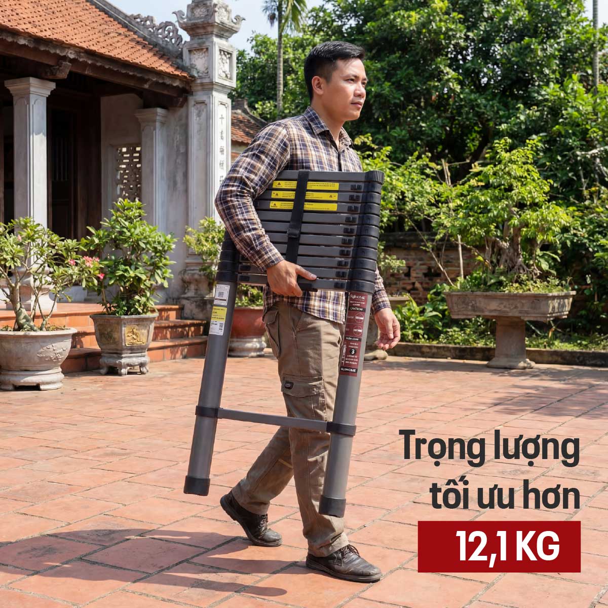 Thang rút đơn thép carbon Fujihome STL47