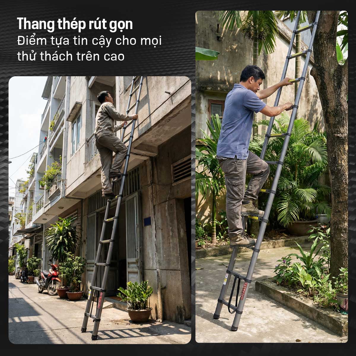 Thang rút đơn thép carbon Fujihome STL51