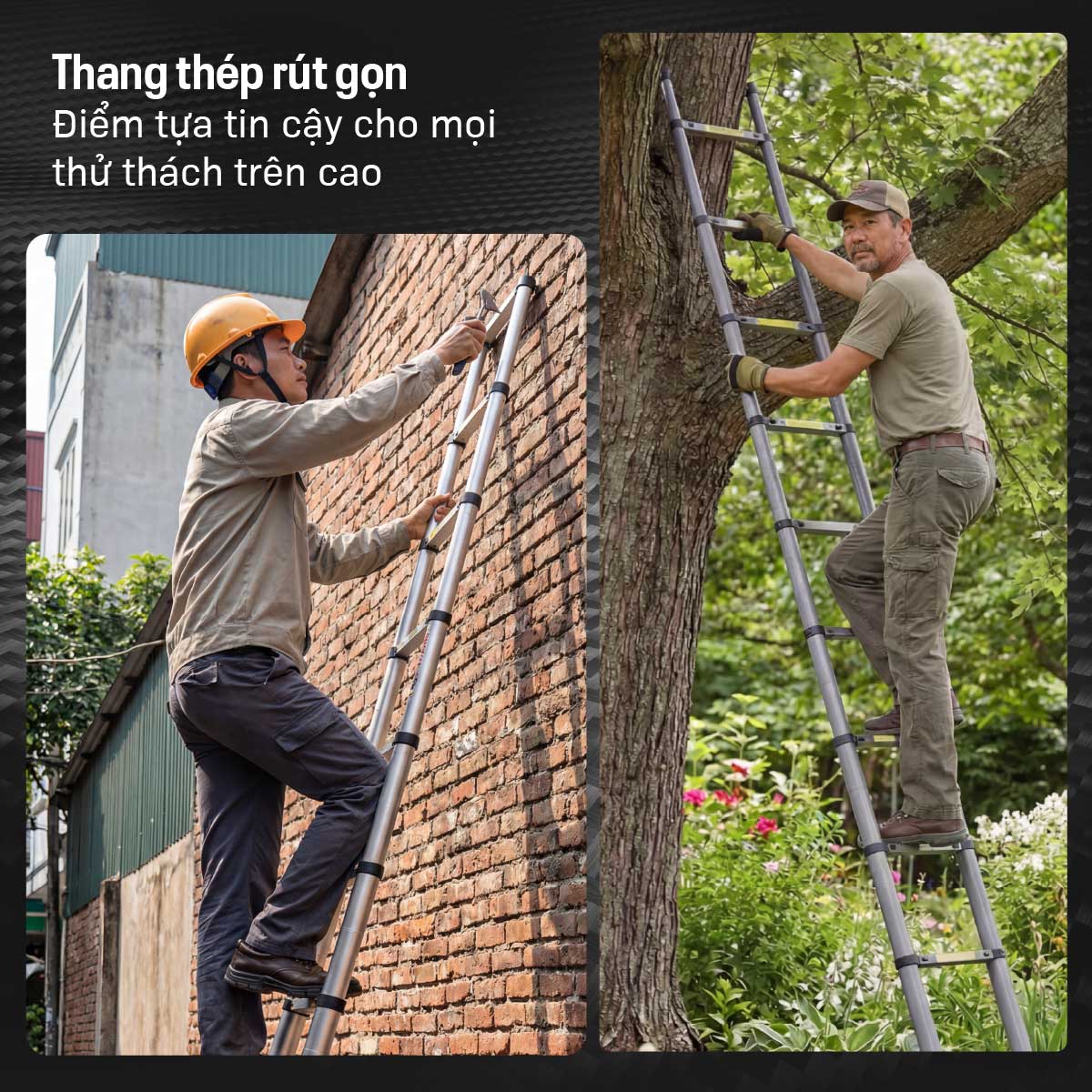 Thang rút đơn thép carbon Fujihome STL55