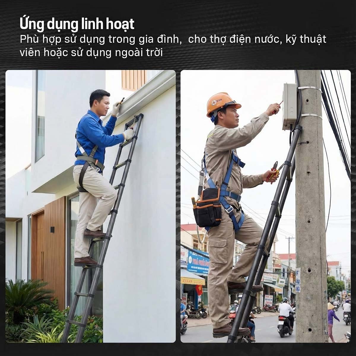 Thang rút đơn thép carbon Fujihome STL59