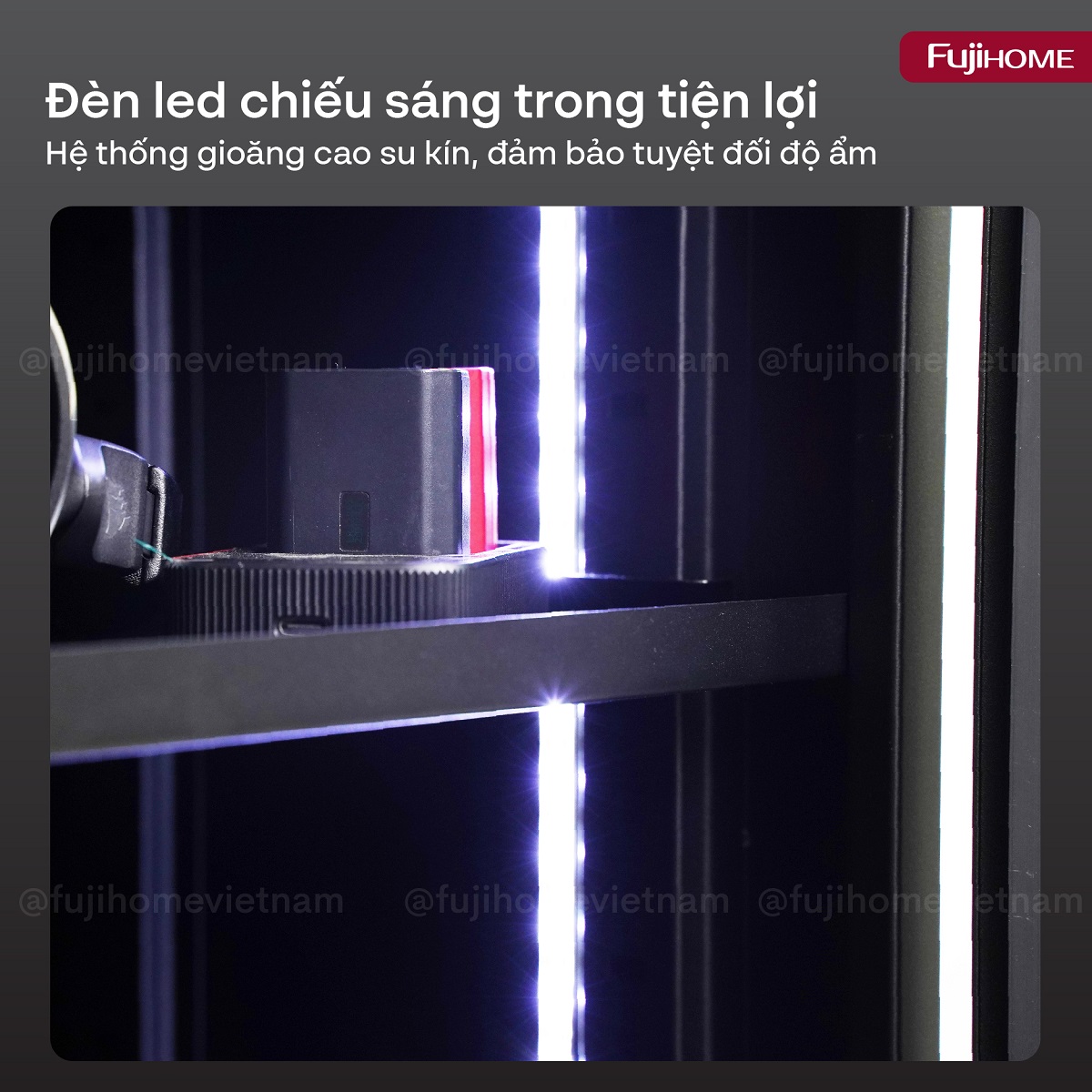 Tủ chống ẩm thế hệ mới Fujihome DC-70E 70L