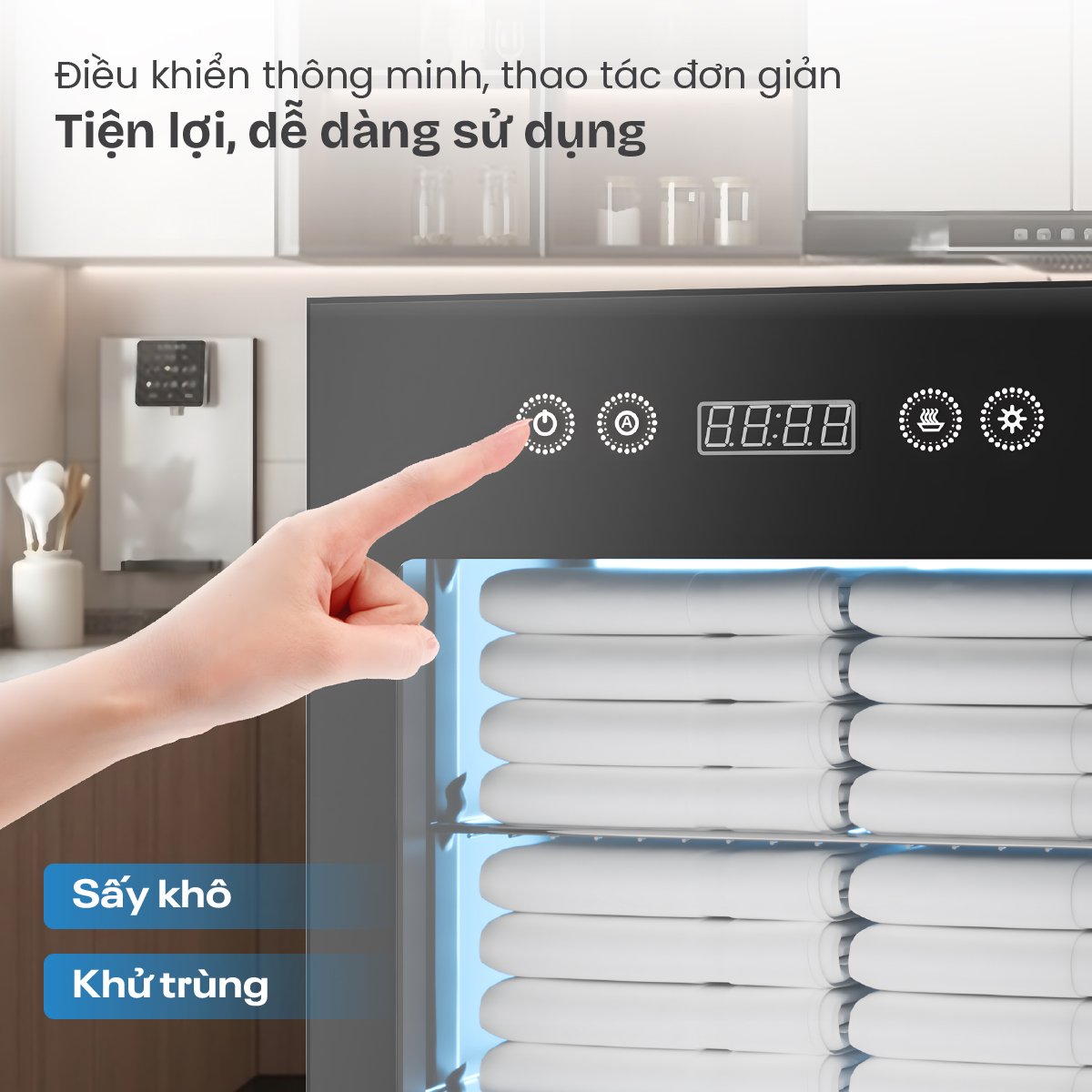 Tủ sấy giày dép khử khuẩn Fujihome SD128