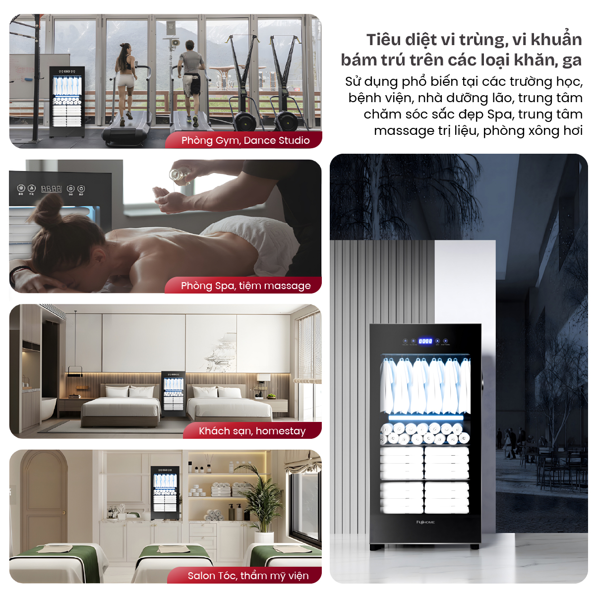 Tủ sấy giày dép khử khuẩn Fujihome SD128