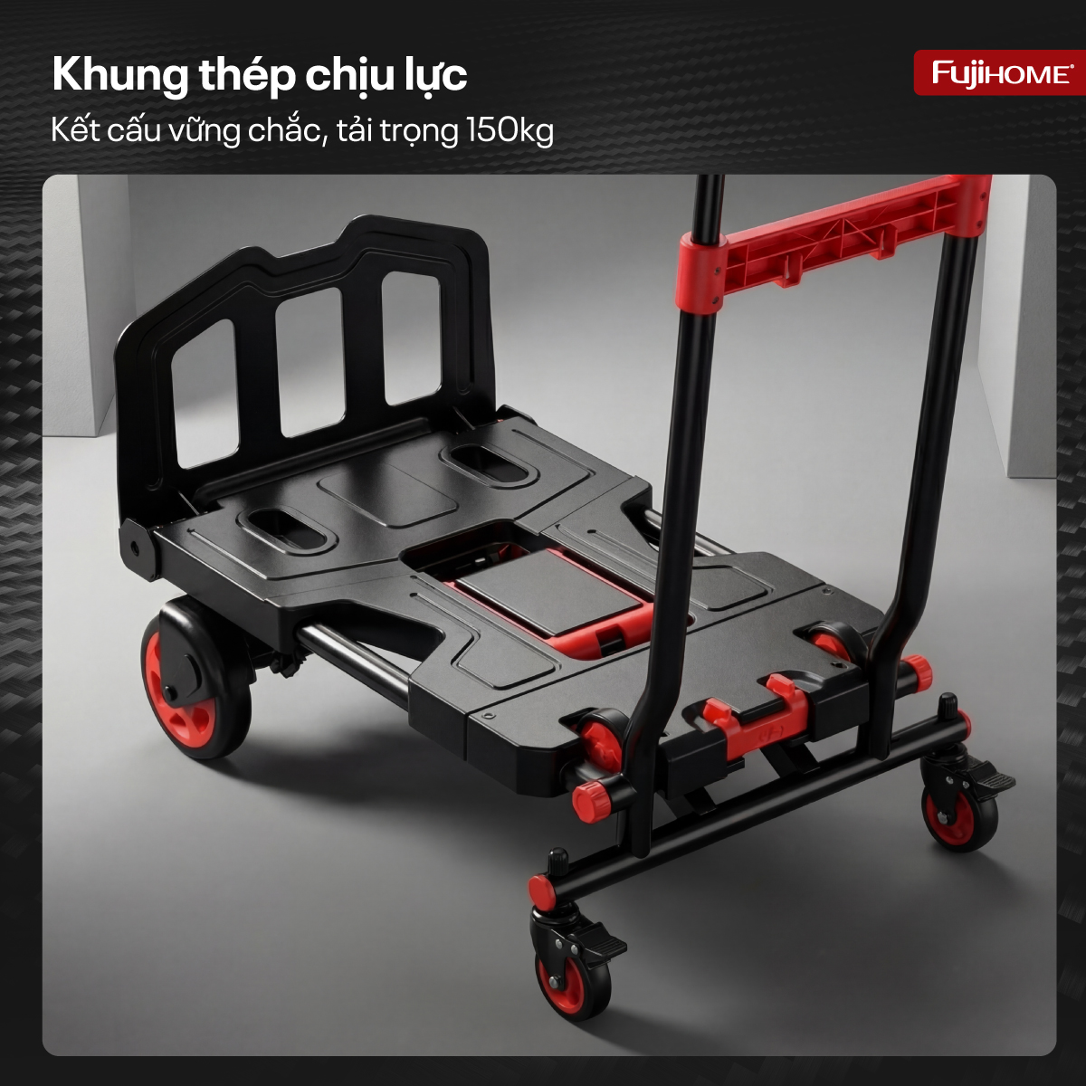 Xe đẩy đa năng 2 in 1 Fujihome FTM-150
