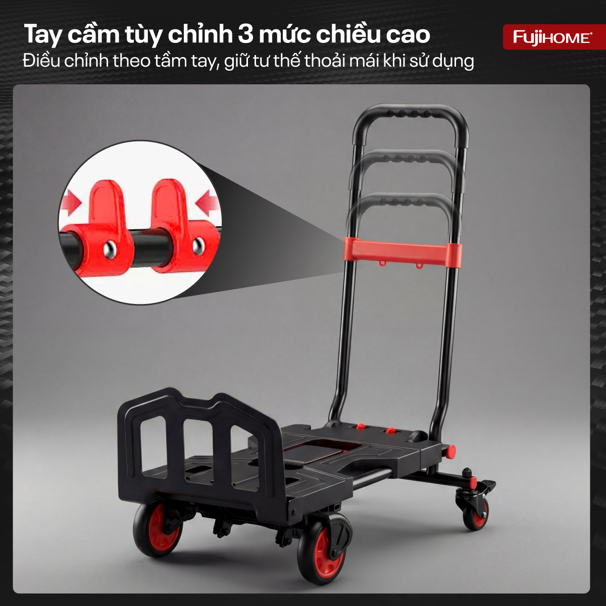 Xe đẩy đa năng 2 in 1 Fujihome FTM-150