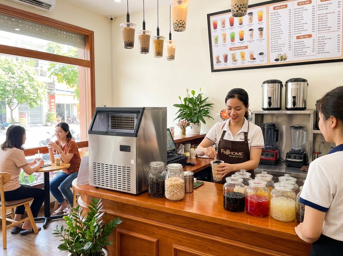 Máy làm đá fujihome