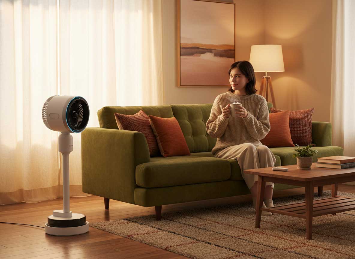 Quạt sưởi bốn mùa đa năng Fujihome AC707