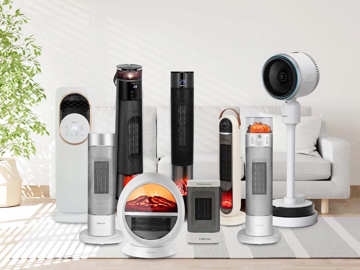 ujihome mang đến đa dạng lựa chọn, từ sản phẩm nhỏ gọn cá nhân đến các mẫu quạt sưởi đứng thông minh.